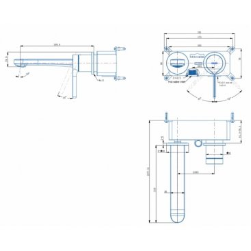 Смеситель для раковины Arrow N12RM6071CP