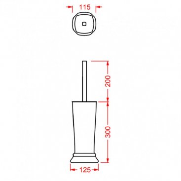 Ершик ArtCeram Civitas CIC004 34