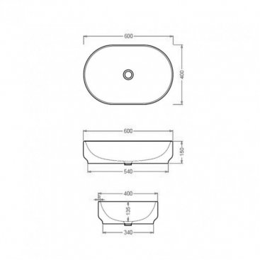 Раковина ArtCeram Atelier ATL002 цвет tortora