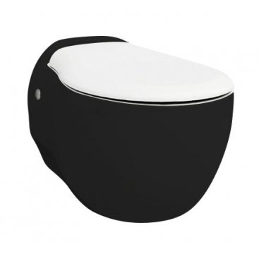 Унитаз подвесной ArtCeram Blend BLV001 цвет черно-белый