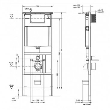 Комплект ArtCeram File 700.101.02