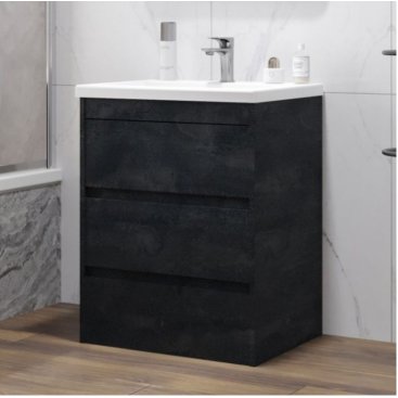 Мебель для ванной Art&Max Family-M 58 напольная угольный камень