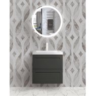 Мебель для ванной с керамической раковиной Art&Max Platino 60 Grey Matt