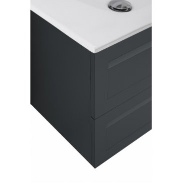 Мебель для ванной с керамической раковиной Art&Max Platino 80 Grey Matt