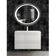 Мебель для ванной с керамической раковиной Art&Max Platino 90 Bianco Matt