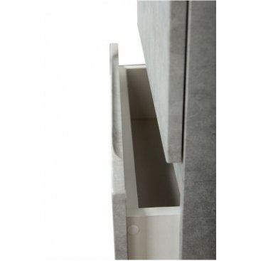 Шкаф-пенал Art&Max Techno 160 левосторонний Бетон лофт натуральный