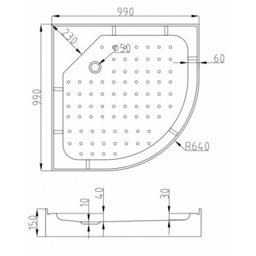 Душевая кабина AvaCan D01S LED