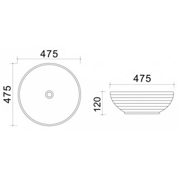 Раковина Azario XML40041B20