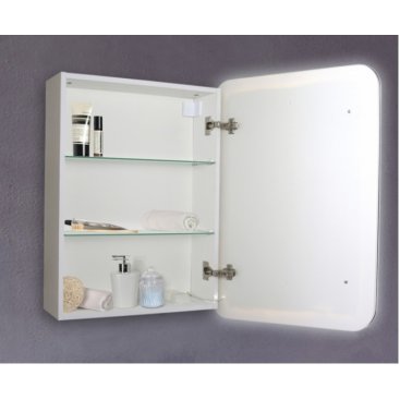 Зеркальный шкаф Azario Фиджи 60x80 с часами