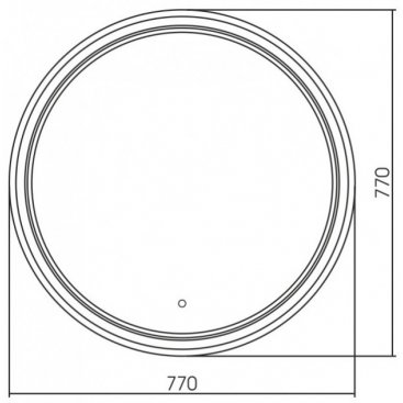 Зеркало Azario Lima LED-00002526