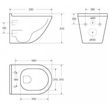 Унитаз подвесной BelBagno Senso-Tor BB017CH-TOR/SC с крышкой микролифт