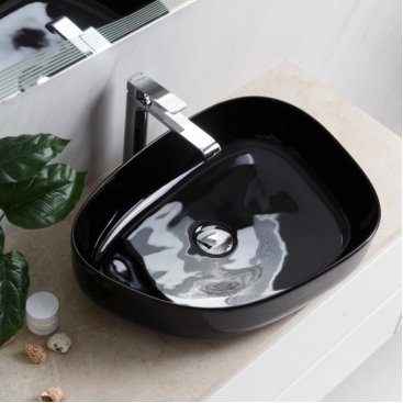 Раковина накладная BelBagno BB1435 Nero