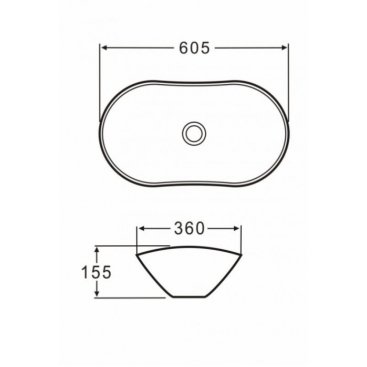 Тумба со столешницей и раковиной BelBagno Etna H60-100-KEP-100-MCO-BB1404 Rovere Nature