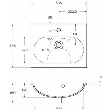 Мебель для ванной BelBagno Etna-500-1A-R Rovere Moro