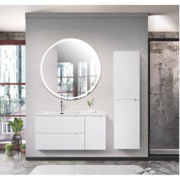 Тумба с раковиной BelBagno Etna 100-BB1000ETL-L Bianco Lucido