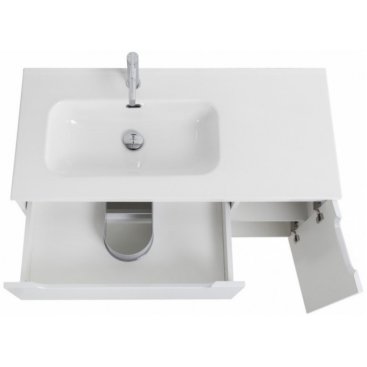 Тумба с раковиной BelBagno Etna 100-BB1000ETL-L Bianco Lucido