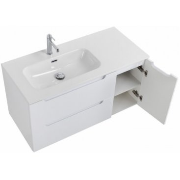 Тумба с раковиной BelBagno Etna 100-BB1000ETL-L Bianco Lucido