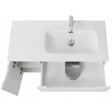 Тумба с раковиной BelBagno Etna 100-BB1000ETL-R Bianco Lucido