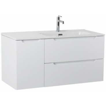 Тумба с раковиной BelBagno Etna 100-BB1000ETL-R Bianco Lucido