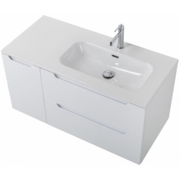 Тумба с раковиной BelBagno Etna 100-BB1000ETL-R Bianco Lucido