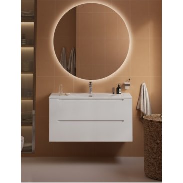 Тумба с раковиной BelBagno Etna 100-BB-8099-100 Bianco Lucido