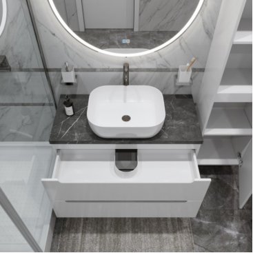 Мебель для ванной BelBagno ETNA100BL-KEPMNO-1302-SET Bianco Lucido