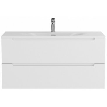 Тумба с раковиной и зеркалом BelBagno Etna 100-BB-8099-100 Bianco Opaco