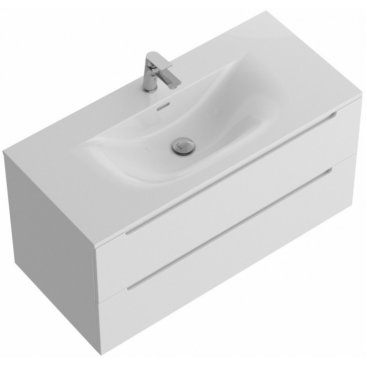 Тумба с раковиной BelBagno Etna 100-BB-8099-100 Bianco Opaco