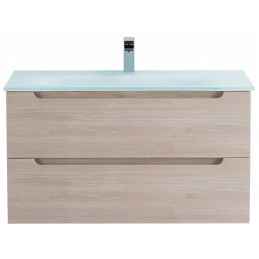 Тумба с раковиной BelBagno Etna 100-BB1010/465-LV-VTR-BO Rovere Grigio