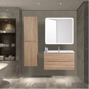 Тумба с раковиной BelBagno Etna 100-BB1000ETL Rovere Bianco