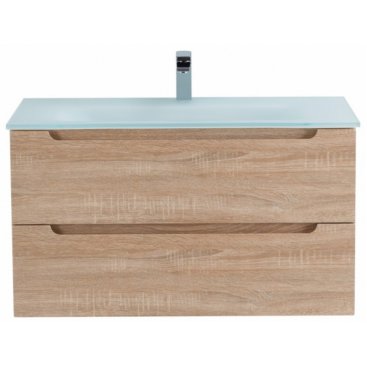 Тумба с раковиной BelBagno Etna 100-BB1010/465-LV-VTR-BO Rovere Bianco