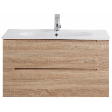 Тумба с раковиной BelBagno Etna 100-LOV-1000-LVB Rovere Bianco