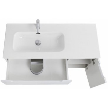 Тумба с раковиной BelBagno Etna 120-BB1200ETL-L Bianco Lucido