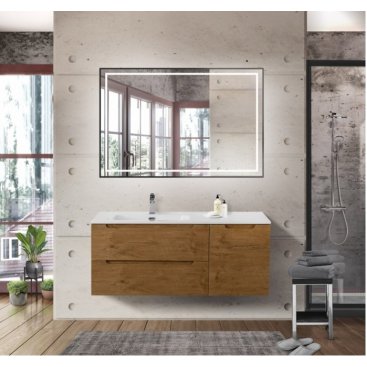 Тумба с раковиной BelBagno Etna 120-BB1200ETL-L Rovere Nature