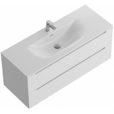 Тумба с раковиной и зеркалом BelBagno Etna 120-BB-8099-120 Bianco Lucido