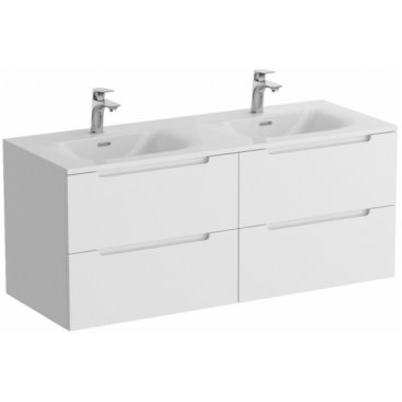 Тумба с раковиной и зеркалом BelBagno Etna 120-4C-BB-8099-120-2 Bianco Lucido