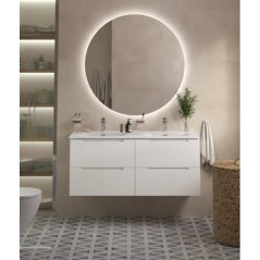 Тумба с раковиной и зеркалом BelBagno Etna 120-4C-...