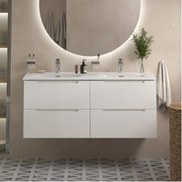 Тумба с раковиной BelBagno Etna 120-4C-BB-8099-120-2 Bianco Lucido