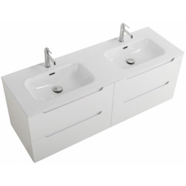 Тумба с раковиной BelBagno Etna 120-4C-BB1200-2-ETL Bianco Lucido