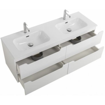 Тумба с раковиной BelBagno Etna 120-4C-BB1200-2-ETL Bianco Lucido