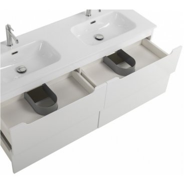 Тумба с раковиной BelBagno Etna 120-4C-BB1200-2-ETL Bianco Lucido