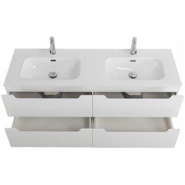 Тумба с раковиной BelBagno Etna 120-4C-BB1200-2-ETL Bianco Lucido