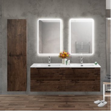 Тумба с раковиной BelBagno Etna 140-4C-BB1400-2-ETL Rovere Moro