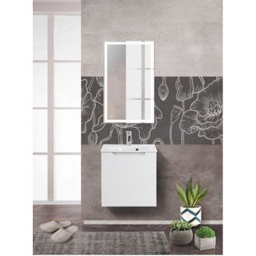 Тумба с раковиной BelBagno Etna 50-1A-R Bianco Lucido