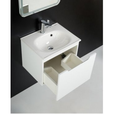 Тумба с раковиной BelBagno Etna 50-1C Bianco Lucido