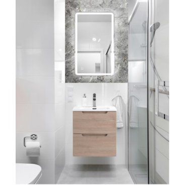 Тумба с раковиной BelBagno Etna 50-BB500ETL Rovere Grigio