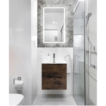 Тумба с раковиной BelBagno Etna 50-BB500ETL Rovere Moro