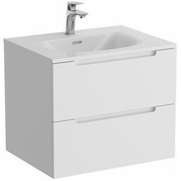 Тумба с раковиной и зеркалом BelBagno Etna 60-BB-8099-60 Bianco Lucido