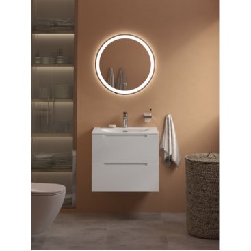 Тумба с раковиной BelBagno Etna 60-BB-8099-60 Bianco Lucido