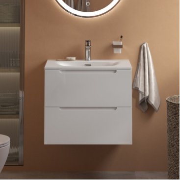 Тумба с раковиной BelBagno Etna 60-BB-8099-60 Bianco Lucido